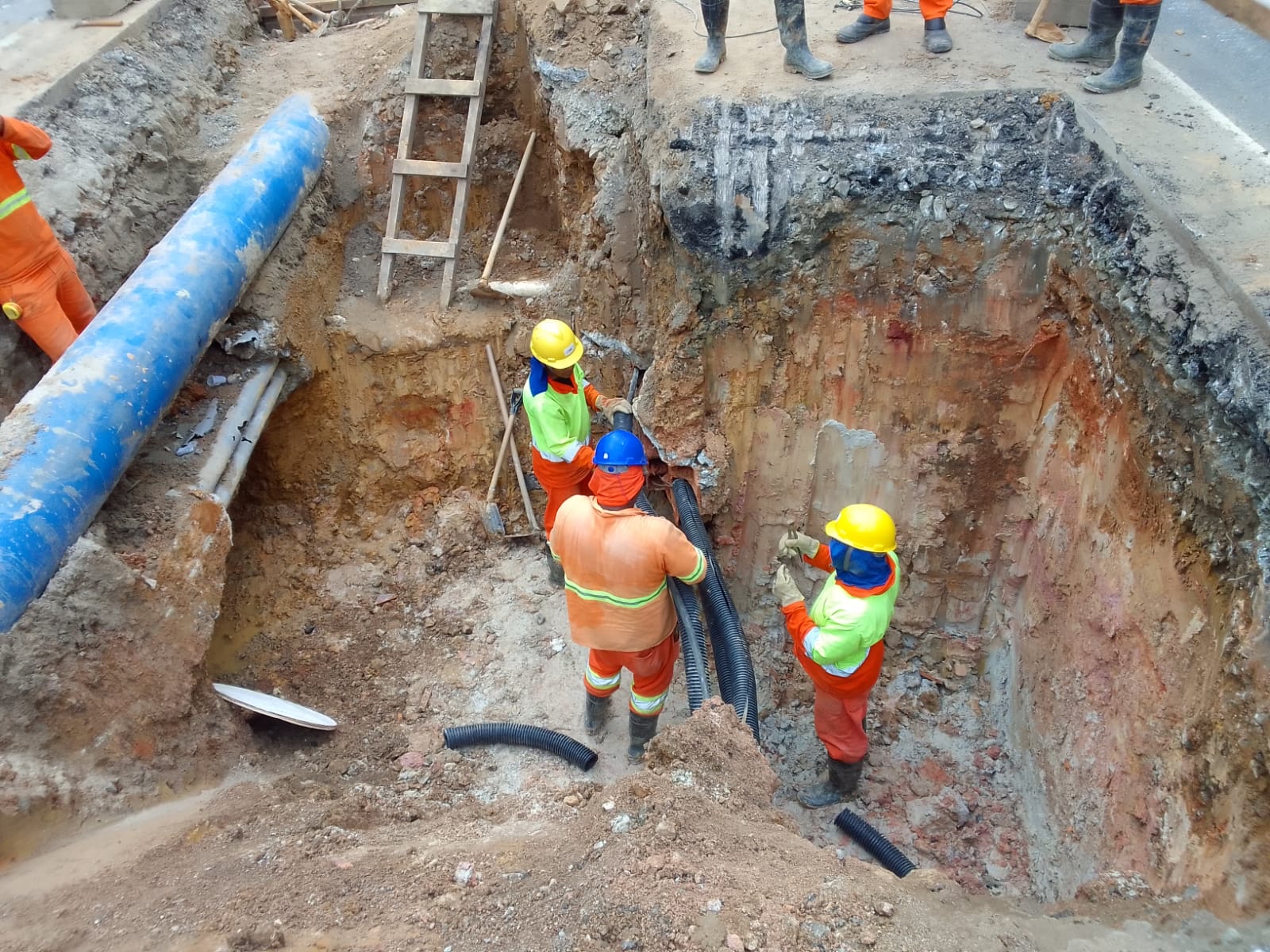 Obras de Requalificação da Av. Santo Amaro completam 4 meses de trabalhos, Secretaria Municipal de Infraestrutura Urbana e Obras