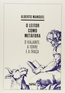 Capa do livro de Alberto Manguel, O Leitor Como Metáfora