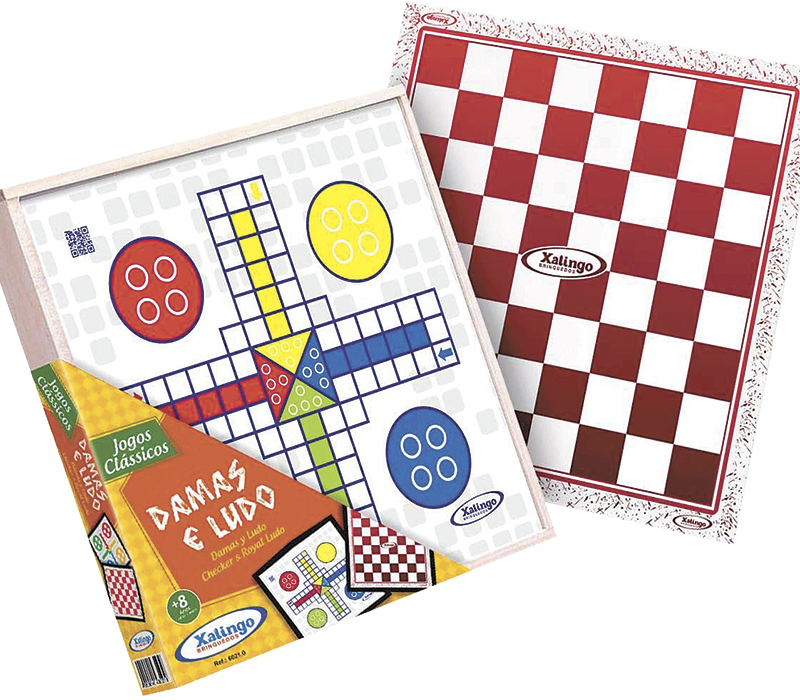 Ludo Divertido Jogo de Tabuleiro e Dados, Original Marca Coluna