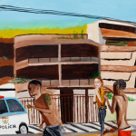 O repertório de Jota também é alimentado pela complexa realidade carioca marcada pela pobreza e o racismo revelado nas abordagens policiais. Crédito da imagem: Jota