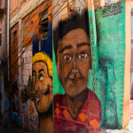 No projeto Favela Galeria, artistas colorem a Vila Flávia, em São Paulo. Fotos: Luan Kalil/Expresso na Perifa