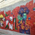 Matinta: no bairro Fátima, o hip-hop está expresso na música e no grafite, bem como nas atividades que vão de mutirão de pintura a feirinhas, exposições e shows. Foto: Eloiza Barbosa/Expresso na Perifa