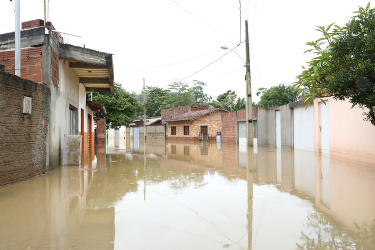 Chuvas em Minas Gerais em janeiro de 2022. Foto: Gil Leonardi/Agência Minas