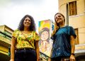 Em São Paulo, Jaqueline Ramos Silva é homenageada em uma das empenas do Elevado Presidente João Goulart, o Minhocão, na obra assinada pela artista visual Bea Corradi. Foto: Marcelo Pimentel